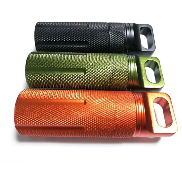 EDC waterproof Survive seal box Container capsule dry bottle case outdoor hike camp medicine match pill holder storage trunk
EDC waterproof Survive seal box Container capsule dry bottle case outdoor hike camp medicine match pill holder storage trunk