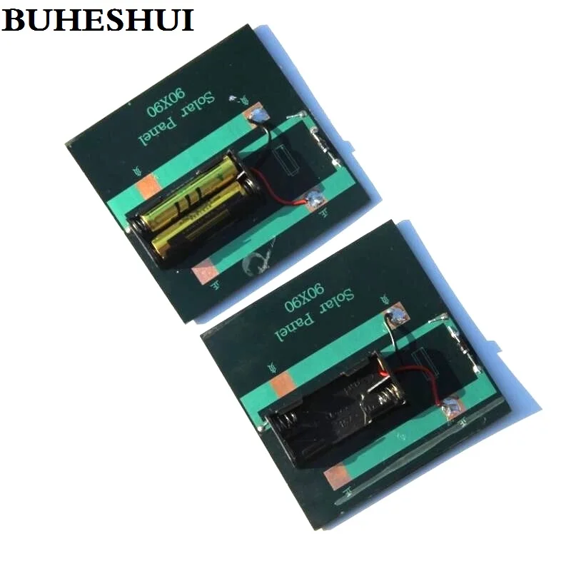 BUHESHUI 1 Вт солнечная панель с основанием для батареи AAA 4 в батарея 2 2xAAA