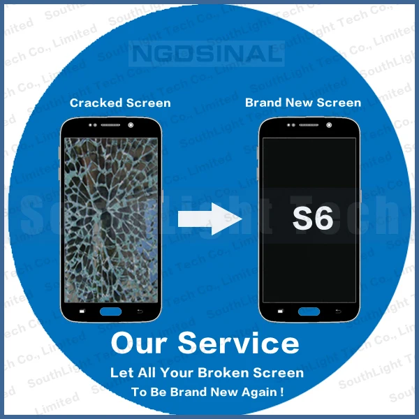 Original Repair Service For Samsung GALAXY S6 LCD Screen G920 G920F G920FD G920A G920I AMOLED Display Cracked Glass Refurbish
Original Repair Service For Samsung GALAXY S6 LCD Screen G920 G920F G920FD G920A G920I AMOLED Display Cracked Glass Refurbish