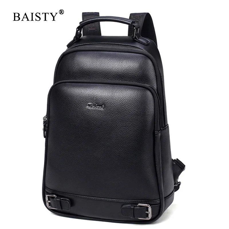 BAISTY Brand Men Backpacks High Quality Pu Leather England Style Backpack School Bag For Teenagers Male Black Blue Travel Bags
BAISTY Brand Men Backpacks High Quality Pu Leather England Style Backpack School Bag For Teenagers Male Black Blue Travel Bags