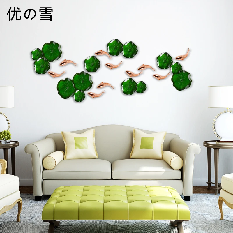 Restaurant Wall Decoration Modern Simple Background Wall Decoration Point Wall Decoration Lotus Leaf Fish Wall Decoration 
Restaurant Wall Decoration Modern Simple Background Wall Decoration Point Wall Decoration Lotus Leaf Fish Wall Decoration