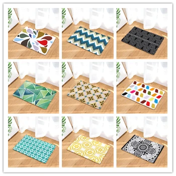 Flannel Geometric door mats Household bathroom door mats foot mats long bedroom mats
Flannel Geometric door mats Household bathroom door mats foot mats long bedroom mats