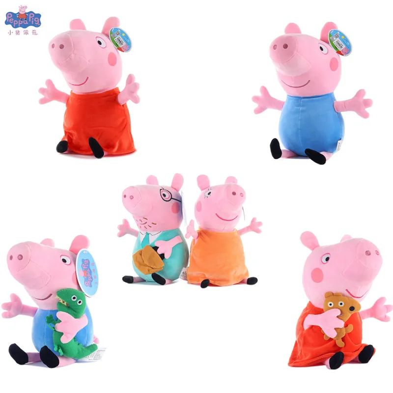 Hot sale Peppa pig George Pepa Pig Family Plush Toys 30 cm Stuffed Doll Party decorations Ornament Christmas Gift
Hot sale Peppa pig George Pepa Pig Family Plush Toys 30 cm Stuffed Doll Party decorations Ornament Christmas Gift