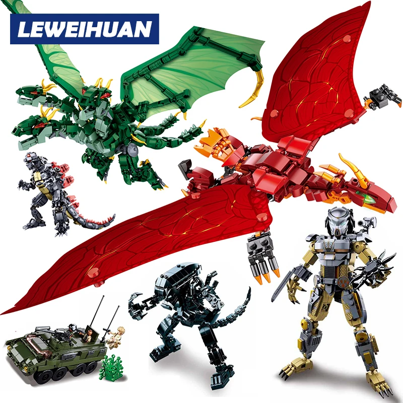 Movie Series Godzilla: King Of The Monsters Aliens vs Predator Model Building Blocks Bricks Toys For Kids Compatible Legoings
Movie Series Godzilla: King Of The Monsters Aliens vs Predator Model Building Blocks Bricks Toys For Kids Compatible Legoings