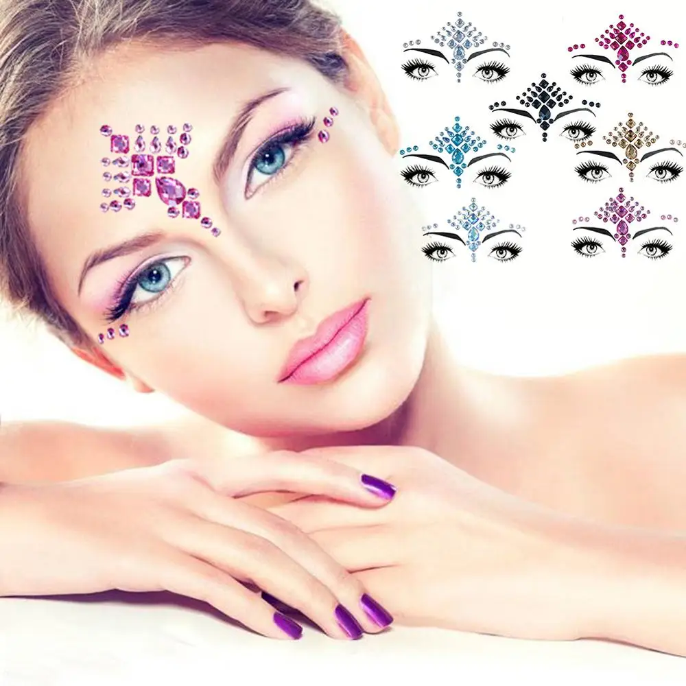 1PC Face Acrylic Diamond Temporary Eyes Tattoos Transfer Eyeshadow Eyeliner Face Stickers Body Eye Accessories 7 Styles
1PC Face Acrylic Diamond Temporary Eyes Tattoos Transfer Eyeshadow Eyeliner Face Stickers Body Eye Accessories 7 Styles