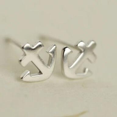 Top quality Pure 925 Sterling Silver Jewelry Boat Anchor Stud Earrings Navy Style Earring women Gift 1pair/lot Free Shipping!!
Top quality Pure 925 Sterling Silver Jewelry Boat Anchor Stud Earrings Navy Style Earring women Gift 1pair/lot Free Shipping!!