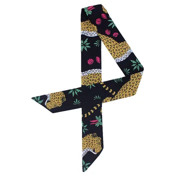 Brand Leopard Print Bag Strap Scarf 2018 Summer Fashion Long Head Scarves Tie Bag Accessories Ribbon Women Twill Silk Scarves
Brand Leopard Print Bag Strap Scarf 2018 Summer Fashion Long Head Scarves Tie Bag Accessories Ribbon Women Twill Silk Scarves