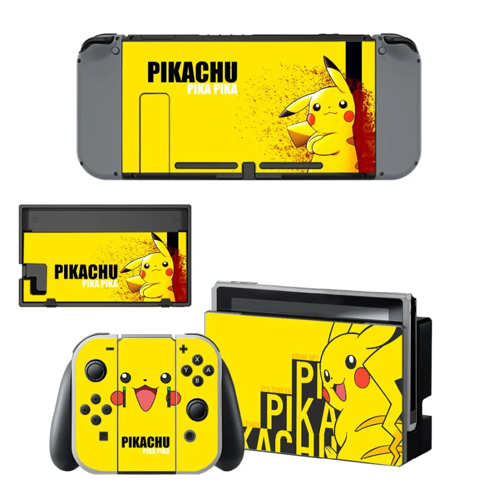 Pokemon GO Pikachu Skin Sticker vinilo for NintendoSwitch stickers skins for Nintend Switch NS Console and Joy-Con Controllers
Pokemon GO Pikachu Skin Sticker vinilo for NintendoSwitch stickers skins for Nintend Switch NS Console and Joy-Con Controllers