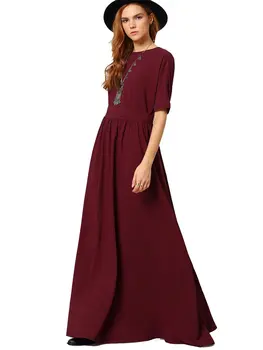 Women's Casual Floor-Length X- Long A-Line Dress Half Sleeve Pleated Maxi Dresses
Women's Casual Floor-Length X- Long A-Line Dress Half Sleeve Pleated Maxi Dresses