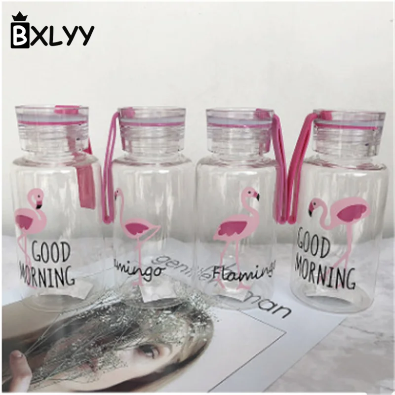 BXLYY 300ml Plastic Water Bottle Creative Flamingo Shape bottles Gift Cute Handle Travel Boarding Portable Sports Shaker 8z
BXLYY 300ml Plastic Water Bottle Creative Flamingo Shape bottles Gift Cute Handle Travel Boarding Portable Sports Shaker 8z