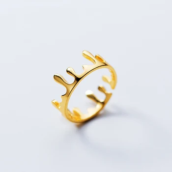 MloveAcc New 100% 925 Sterling Silver Rings Magic Crown Golden Droplets S925 Ring for Gift for Women Girls Lady
MloveAcc New 100% 925 Sterling Silver Rings Magic Crown Golden Droplets S925 Ring for Gift for Women Girls Lady