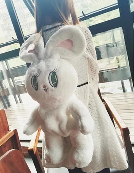 Gift for baby 1pc 75cm soft Loppy rabbit bunny plush backpacks cute students travel shoulder bag Satchel girl lady toy 
Gift for baby 1pc 75cm soft Loppy rabbit bunny plush backpacks cute students travel shoulder bag Satchel girl lady toy