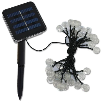 solar Powered Snow Ball Fairy Led Powered Outdoor Solar Garden String Lights holiday party wedding lamps 30led 4.8M Christmas
solar Powered Snow Ball Fairy Led Powered Outdoor Solar Garden String Lights holiday party wedding lamps 30led 4.8M Christmas