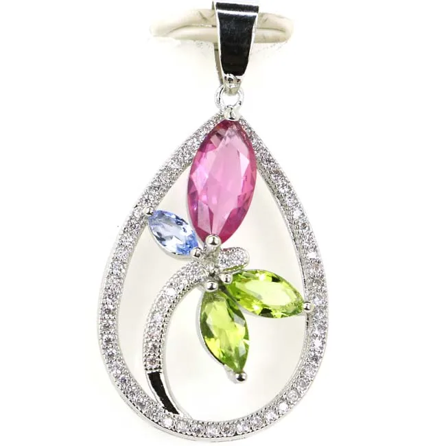 Deluxe Round London Blue Topaz SheCrown Valentine's Day Gift 925 Silver Pendant 28x16mm
Deluxe Round London Blue Topaz SheCrown Valentine's Day Gift 925 Silver Pendant 28x16mm