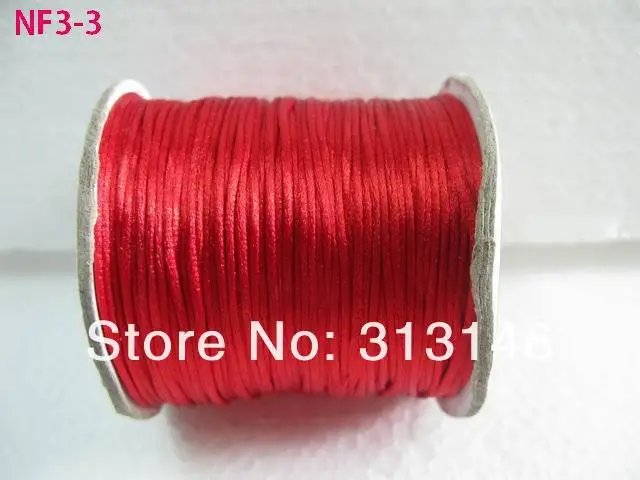 Wholesale 80M/Spool 1.5MM Red Braided Macrame Nylon Chinese Knot Cord Beading Satin Handmade Shamballa String Thread Rope
Wholesale 80M/Spool 1.5MM Red Braided Macrame Nylon Chinese Knot Cord Beading Satin Handmade Shamballa String Thread Rope