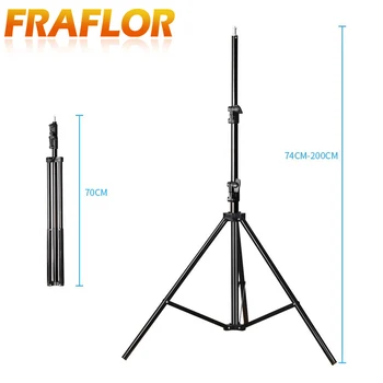200CM 79" Photography Light Stands for Relfectors Softboxes Lights Umbrellas Backgrounds Light Stand Tripod With 1/4 Screw Head
200CM 79" Photography Light Stands for Relfectors Softboxes Lights Umbrellas Backgrounds Light Stand Tripod With 1/4 Screw Head