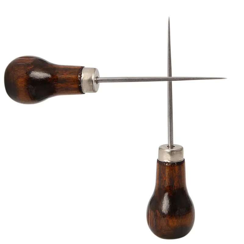 Awl Pricker sewing tool Hole Maker Tool Punch Sewing Stitching Leather Craft Wooden Handle
Awl Pricker sewing tool Hole Maker Tool Punch Sewing Stitching Leather Craft Wooden Handle