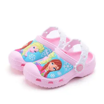 Cartoon Princess Elsa Anna Girls Summer Casual Beach Sandals Light Weight Kids Slippers Mules Children Garden Shoes
Cartoon Princess Elsa Anna Girls Summer Casual Beach Sandals Light Weight Kids Slippers Mules Children Garden Shoes