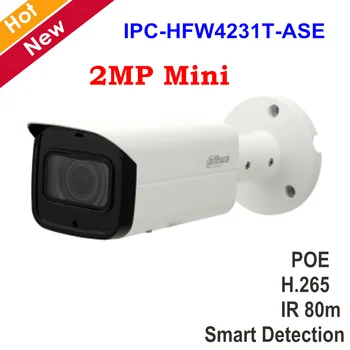 2MP WDR IR Mini Bullet Camera Network Camera IPC-HFW4231T-ASE H.265 IR 80m Smart Detection and POE Outdoor Waterproof camera
2MP WDR IR Mini Bullet Camera Network Camera IPC-HFW4231T-ASE H.265 IR 80m Smart Detection and POE Outdoor Waterproof camera