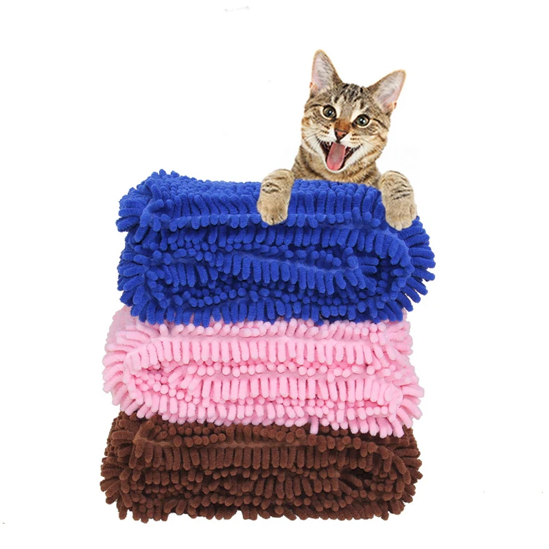 Absorbent Quick-drying Dog Cat Towel Mat Chenille Microfiber Shammy Pet Bath Shampoo Towel Pocket Anti-Dirt Towels Pet Product
Absorbent Quick-drying Dog Cat Towel Mat Chenille Microfiber Shammy Pet Bath Shampoo Towel Pocket Anti-Dirt Towels Pet Product