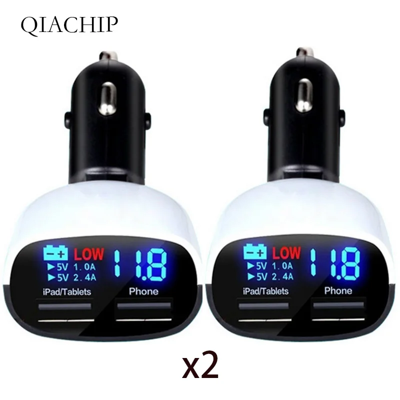 NEW Dual USB Car Charger 3.4A 2-port usb Phone charger Power Adapter for Smart Phone Led display voltage usb accessory
NEW Dual USB Car Charger 3.4A 2-port usb Phone charger Power Adapter for Smart Phone Led display voltage usb accessory
