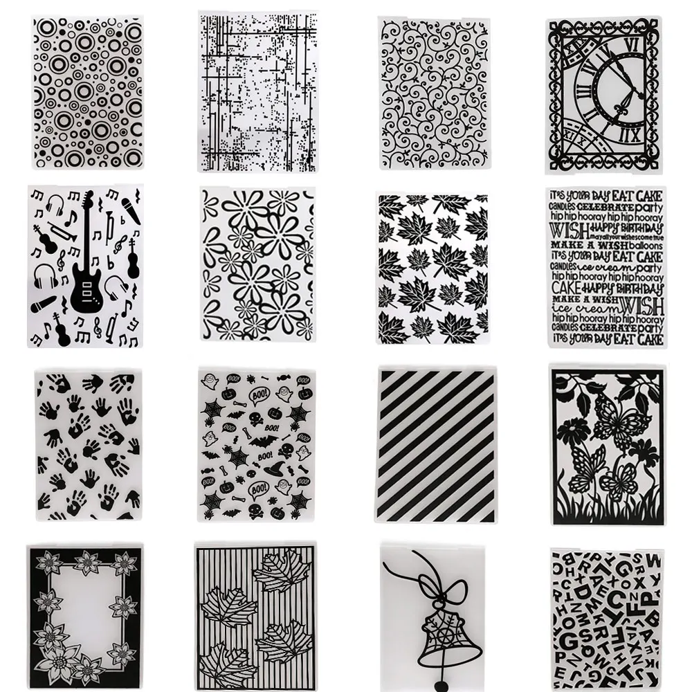Plastic Embossing Folder Scrapbooking DIY Album card make Tool Plastic Stencils Craft Decor Template Molds 14.5X10.5cm
Plastic Embossing Folder Scrapbooking DIY Album card make Tool Plastic Stencils Craft Decor Template Molds 14.5X10.5cm