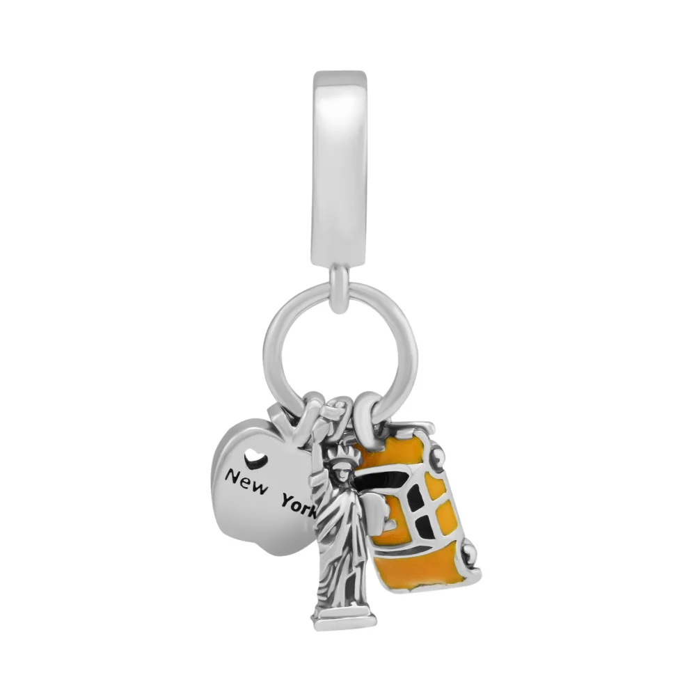 Fits for Pandora Charms Bracelets New York Highlights Dangle Beads 100% 925 Sterling Silver Jewelry Free Shipping
Fits for Pandora Charms Bracelets New York Highlights Dangle Beads 100% 925 Sterling Silver Jewelry Free Shipping