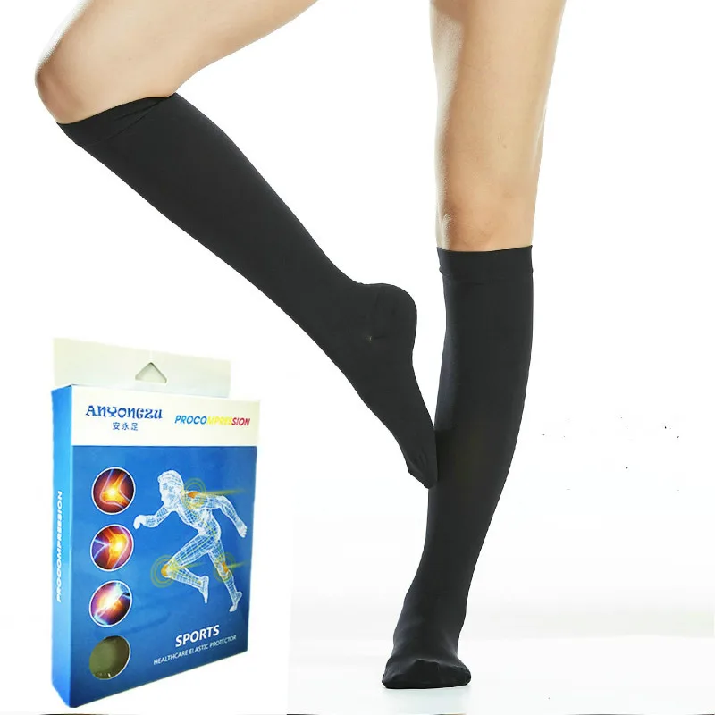 Medical vein elastic Compression of varicose Socks 23-32mmhg for Women and Men Medical Calf Support Socks Compression 2PCS=1PAIR
Medical vein elastic Compression of varicose Socks 23-32mmhg for Women and Men Medical Calf Support Socks Compression 2PCS=1PAIR
