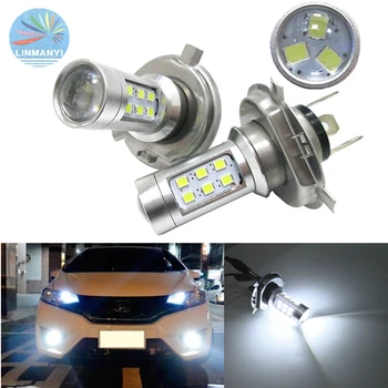 2PCS High Power Car Led Fog lights Driving lights 9003 H4 21W 2835 21SMD 21LED 900LM 6000K Rear Lights DRL With Lens White 12VDC
2PCS High Power Car Led Fog lights Driving lights 9003 H4 21W 2835 21SMD 21LED 900LM 6000K Rear Lights DRL With Lens White 12VDC