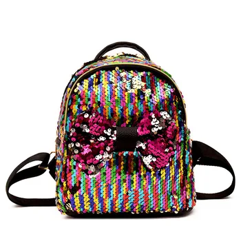 Mini Sequin Backpack Bowknot Women Zipper Travel Shining Shoulder Bag Teenager Girls Small Travel Shiny Travel Schoolbag
Mini Sequin Backpack Bowknot Women Zipper Travel Shining Shoulder Bag Teenager Girls Small Travel Shiny Travel Schoolbag