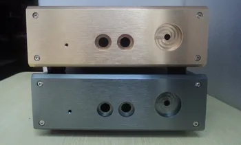 Iron gray/Gold Panel amplifier chassis,aluminum Power amplifier chassis / AMP Enclosure / case PSU BOX DIY(200*70*262mm)
Iron gray/Gold Panel amplifier chassis,aluminum Power amplifier chassis / AMP Enclosure / case PSU BOX DIY(200*70*262mm)