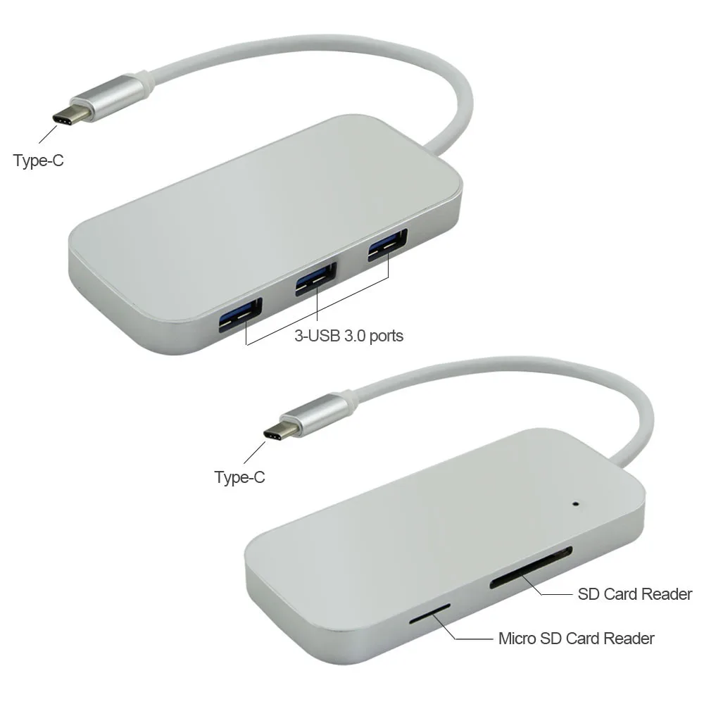 usb hub with card reader