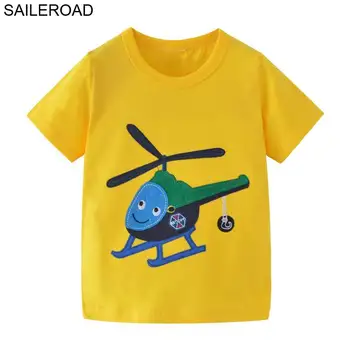 SAILEROAD 2-7T Cartoon Whirlybird Pattern Children Kids Boys Shorts T Shirt For Summer Cotton Baby Inafnt Boys Girls Tops Tees
SAILEROAD 2-7T Cartoon Whirlybird Pattern Children Kids Boys Shorts T Shirt For Summer Cotton Baby Inafnt Boys Girls Tops Tees