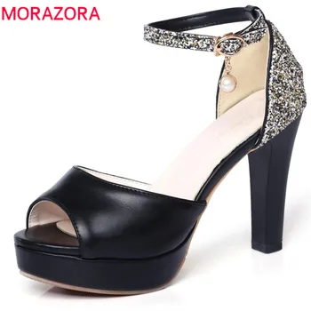 MORAZORA 2020 big size 34-43 hot sale women sandals summer elegant peep toe fashion simple buckle comfortable high heels shoes
MORAZORA 2020 big size 34-43 hot sale women sandals summer elegant peep toe fashion simple buckle comfortable high heels shoes