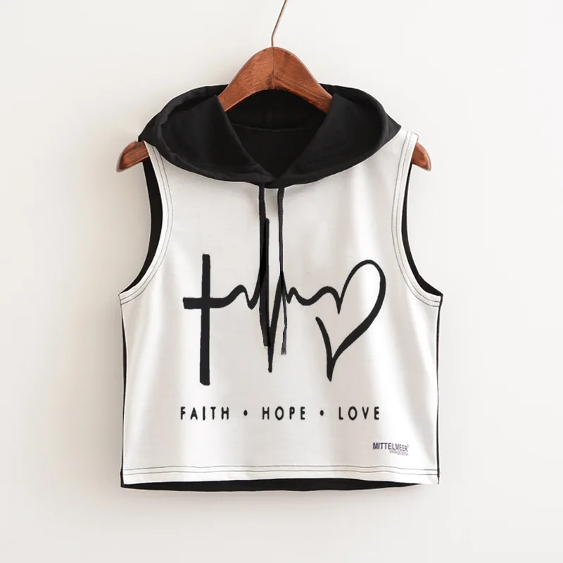 Women Hearted Printing Tops Sexy Sleeveless Cropped Tops Summer Women Short Tie Neckline Tank Tops White Black Gray Tees WDC2835
Women Hearted Printing Tops Sexy Sleeveless Cropped Tops Summer Women Short Tie Neckline Tank Tops White Black Gray Tees WDC2835