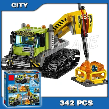 342pcs City Volcano Explorers Exploration Truck 10639 Model Building Blocks Assemble Bricks AT Fire 3D Toys Compatible with Lago
342pcs City Volcano Explorers Exploration Truck 10639 Model Building Blocks Assemble Bricks AT Fire 3D Toys Compatible with Lago
