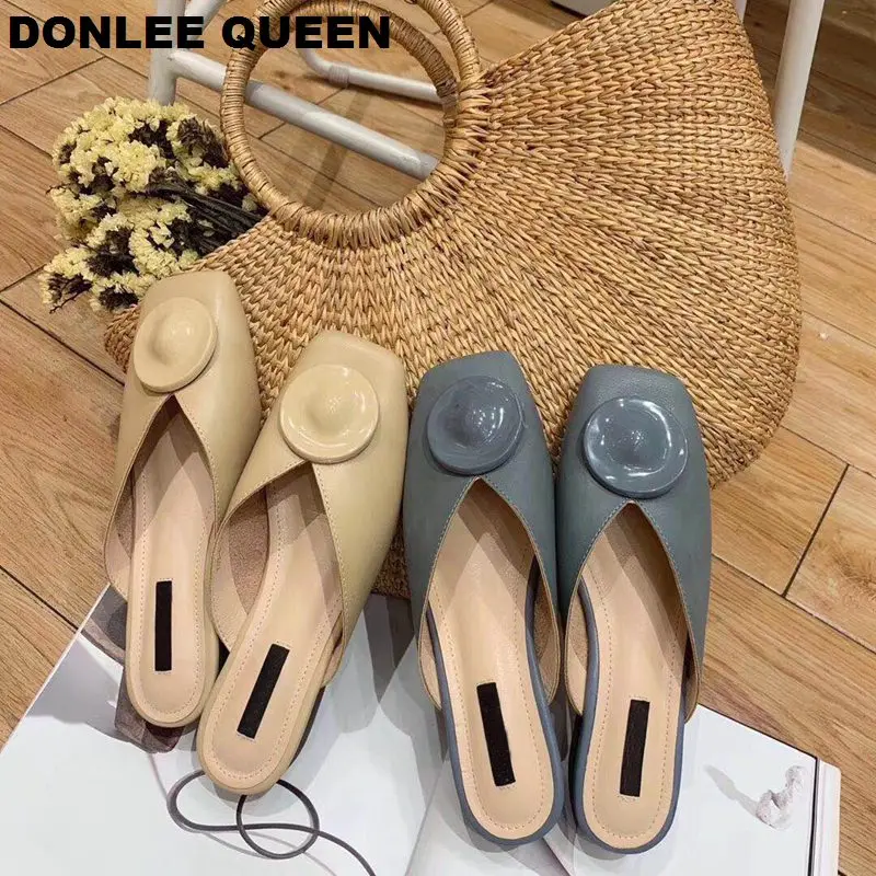 DONLEE QUEEN 2019 Spring Summer Mule Shoes Women Block Heel Slippers Slip On Casual Loafers Square Toe Brand Outdoor Slides Shoe
DONLEE QUEEN 2019 Spring Summer Mule Shoes Women Block Heel Slippers Slip On Casual Loafers Square Toe Brand Outdoor Slides Shoe