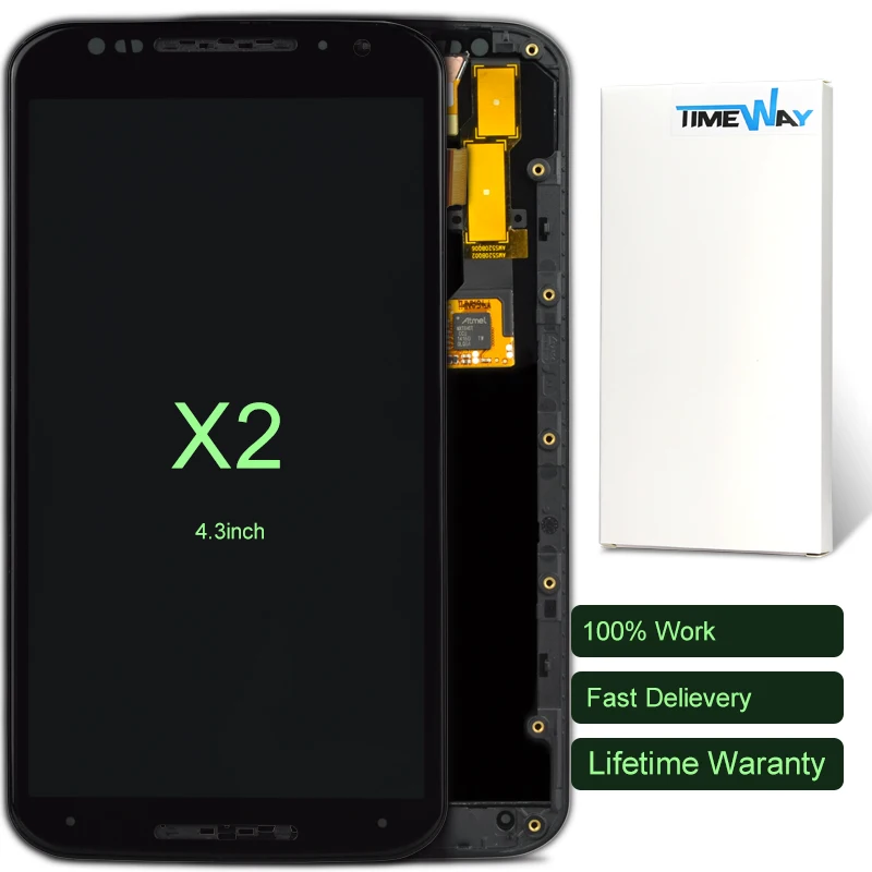 10pcs DHL For Motorola Moto X2 LCD Display Touch Screen Digitizer with Frame Full Assembly Part
10pcs DHL For Motorola Moto X2 LCD Display Touch Screen Digitizer with Frame Full Assembly Part