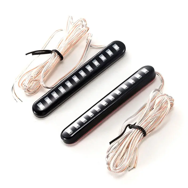 2PCS Car Motorcycle Flowing Water Tail Brake Lights 12 LED Turn Signals Light Blinker car styling
2PCS Car Motorcycle Flowing Water Tail Brake Lights 12 LED Turn Signals Light Blinker car styling