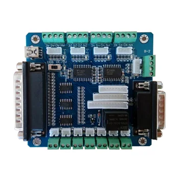 Mach3 5axis USB Breakout Driver Board CNC router machine Single Stepper Motor Driver Controller
Mach3 5axis USB Breakout Driver Board CNC router machine Single Stepper Motor Driver Controller