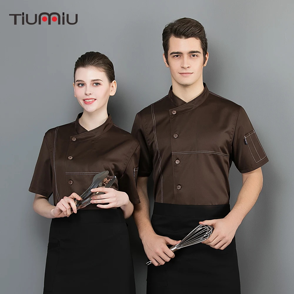 Chef Jacket Breathable Mesh Short Sleeve Chef Waiter Shirt Restaurant Kitchen Hotel Cooking Housekeeping Uniform Work Clothes
Chef Jacket Breathable Mesh Short Sleeve Chef Waiter Shirt Restaurant Kitchen Hotel Cooking Housekeeping Uniform Work Clothes