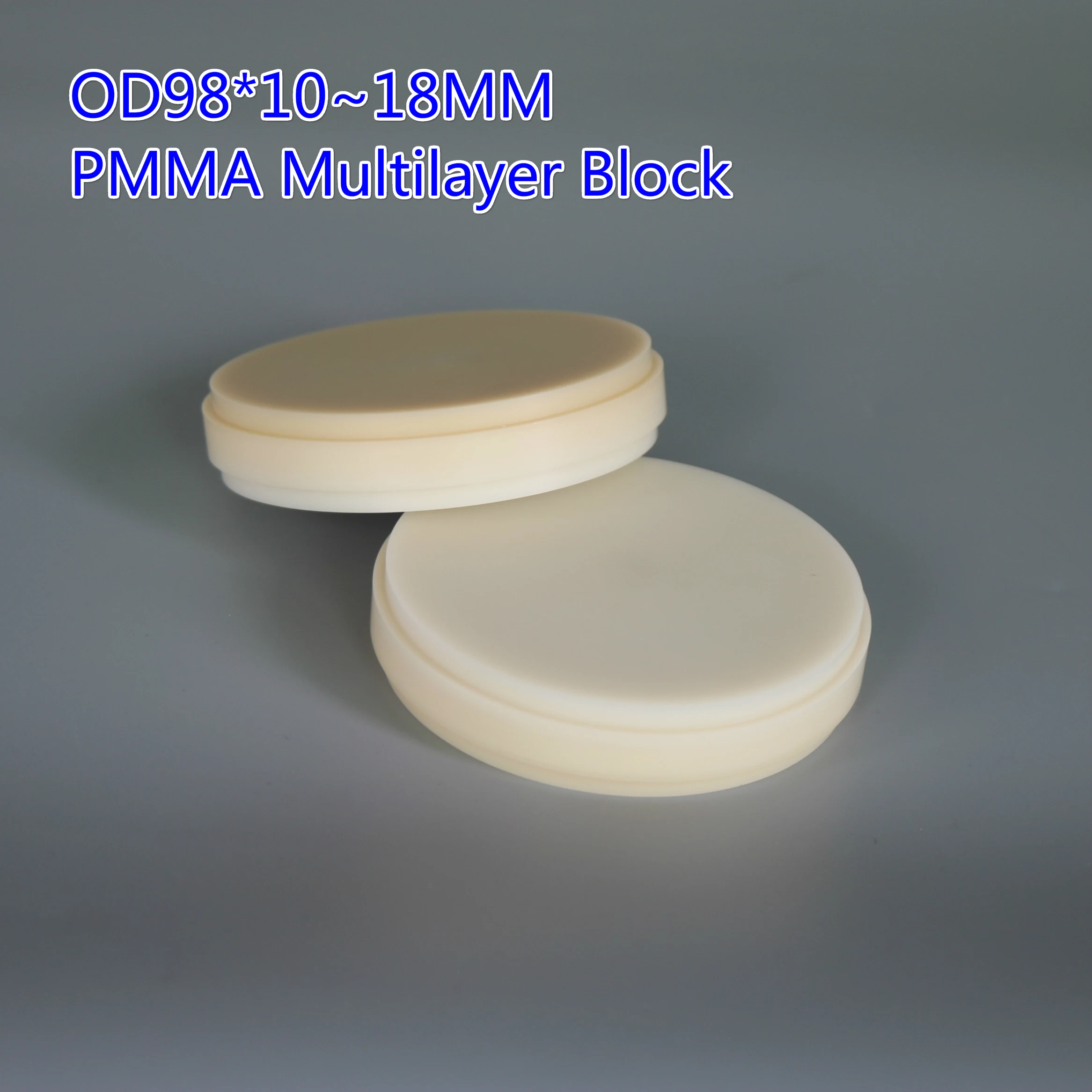 3pcs/Lot OD98x10/12/14/18mm Dental Multilayer PMMA Blocks Discs CADCAM Open System PMMA Temporary Bridge Composite Material
3pcs/Lot OD98x10/12/14/18mm Dental Multilayer PMMA Blocks Discs CADCAM Open System PMMA Temporary Bridge Composite Material