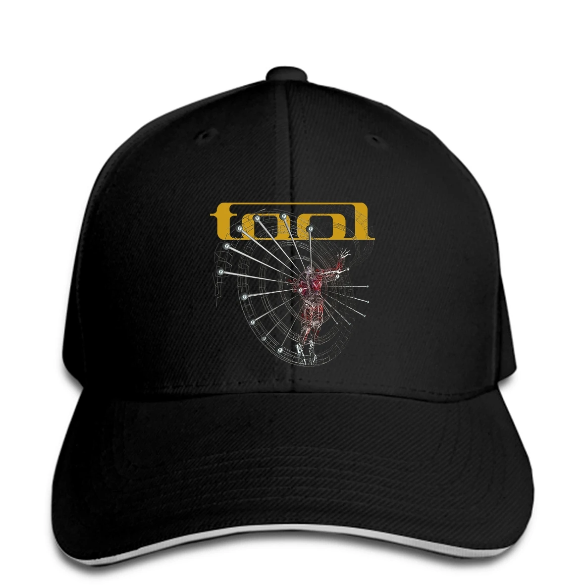 Baseball cap New Popular Tool Rock band Men's Black Hat Peaked cap