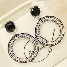 New High Quality Korea Vintage Joker Earrings Women's Jewelry Rhinestone Big Earrings
New High Quality Korea Vintage Joker Earrings Women's Jewelry Rhinestone Big Earrings