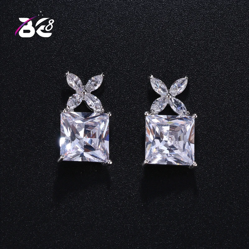 Be 8 Classic Design Romantic Jewelry 2018 AAA+ Cubic Zirconia Stone Square Stud Earrings for Women Elegant Wedding Jewelry E417
Be 8 Classic Design Romantic Jewelry 2018 AAA+ Cubic Zirconia Stone Square Stud Earrings for Women Elegant Wedding Jewelry E417