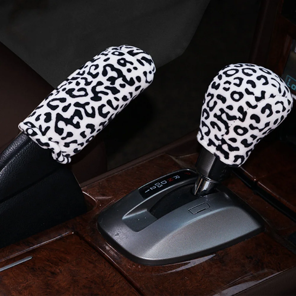 Leopard PU handbrake cover gear cover Anti-Slip Automotive Cars Accessories For Girls Auto Universal Decoration
Leopard PU handbrake cover gear cover Anti-Slip Automotive Cars Accessories For Girls Auto Universal Decoration