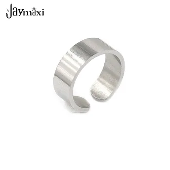 Jaymaxi Smooth Men Women Opening Ring Stainless Steel Can Carve Words DIY Jewelry Wholesales 10Pieces/lot
Jaymaxi Smooth Men Women Opening Ring Stainless Steel Can Carve Words DIY Jewelry Wholesales 10Pieces/lot