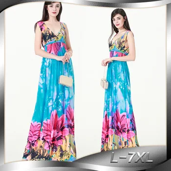 Bohemian Women Summer Dress Sexy V Neck Sleeveless Long Maxi Beach Floral Dress Plus Size 7XL Vestido Longo Backless Dress
Bohemian Women Summer Dress Sexy V Neck Sleeveless Long Maxi Beach Floral Dress Plus Size 7XL Vestido Longo Backless Dress