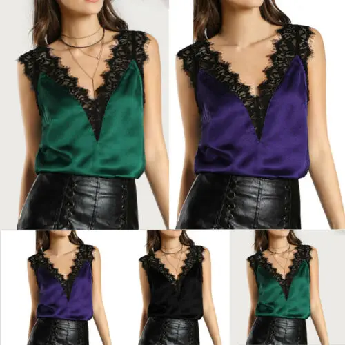 2019 Women's Casual Tank V Neck T-Shirt Summer Sleeveless Vest Tank Tops Size S-XL
2019 Women's Casual Tank V Neck T-Shirt Summer Sleeveless Vest Tank Tops Size S-XL