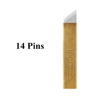 50 pcs PCD Lamina Tebori Microblading 14 Pins Hard Blades Permanent Makeup Tattoo Needles For 3D Eyrbrow Manual Pen Ma
50 pcs PCD Lamina Tebori Microblading 14 Pins Hard Blades Permanent Makeup Tattoo Needles For 3D Eyrbrow Manual Pen Ma